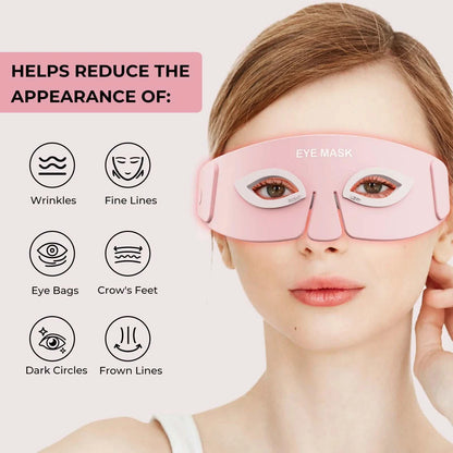 Eye Mask Eye Massager Beauty Care Device Eye Bags Remover Device 880NM Near Infrared Red Light Therapy Eye Mask Device