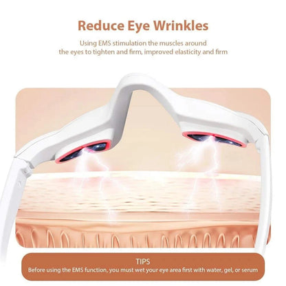 Red Light Therapy Eye Massager Micro-Current Electric Massager Eye Care Machine Smooth Fine Line Beauty Care