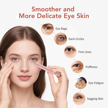 Vibration Red Light Eye Massager Pen Hot Compress Beauty Anti Wrinkles Eye Lifting Wand Eye Care for Dark Circles Eye Bag Reduce