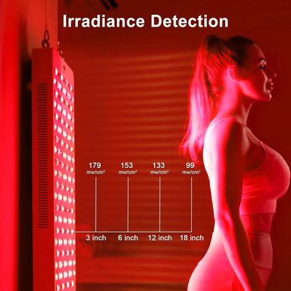 2025 High Quality 1500W Full Body Pain Relief Red Therapy Light Panel for Salon SPA Sauna 5 Wavelength 630/660/810/830/850nm