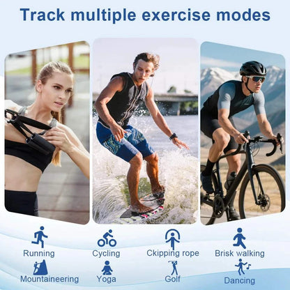 Health Monitor Smart Rings Sleep Sports Fitness Multiple Function Modes Tracking Heart Rate Blood Oxygen Ring 5ATM Waterproof