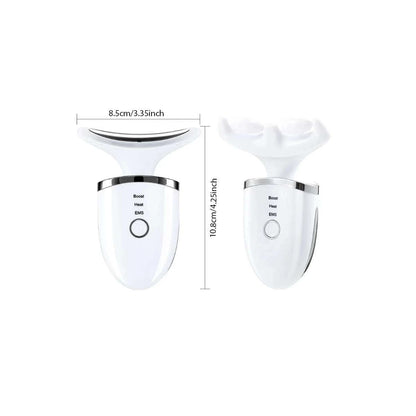 2025 Colour light beauty neck instrument red and blue light lifting and firming facial beauty instrument face massager