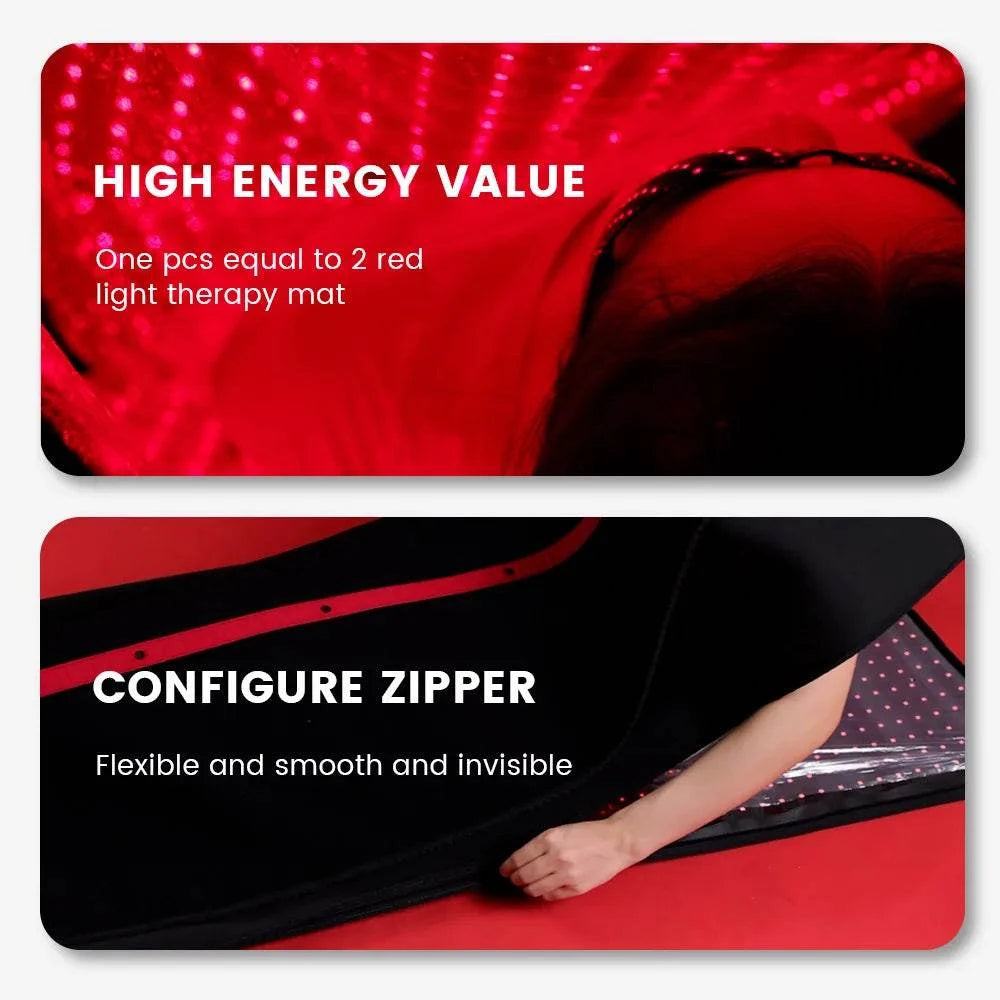 2026 Ideatherapy Infrared Light Therapy Skincare Belt Mat Blanket Sleeping Bag Red Light Therapy 660nm 850nm=1:2 for Home Using