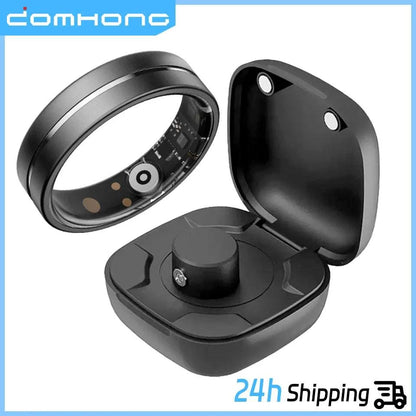 Health Monitor Smart Rings Sleep Sports Fitness Multiple Function Modes Tracking Heart Rate Blood Oxygen Ring 5ATM Waterproof