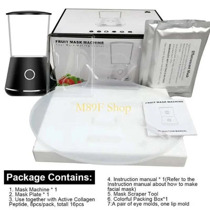 2025 DIY Auto Face Mask Maker Machine Fruit Vegetable Natural Collagen for Facial Car