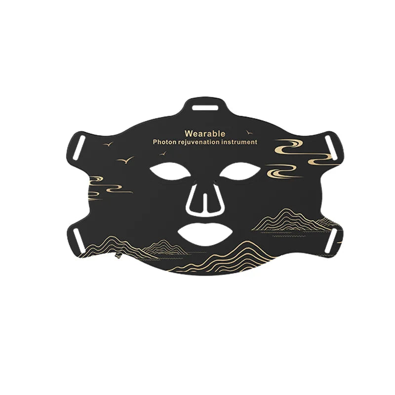 2026 New 7 Colors Photon Nir Light Skin Rejuvenation For Neck Facial 850nm Led Red Infrared Led Face Mask Red Light Therapy