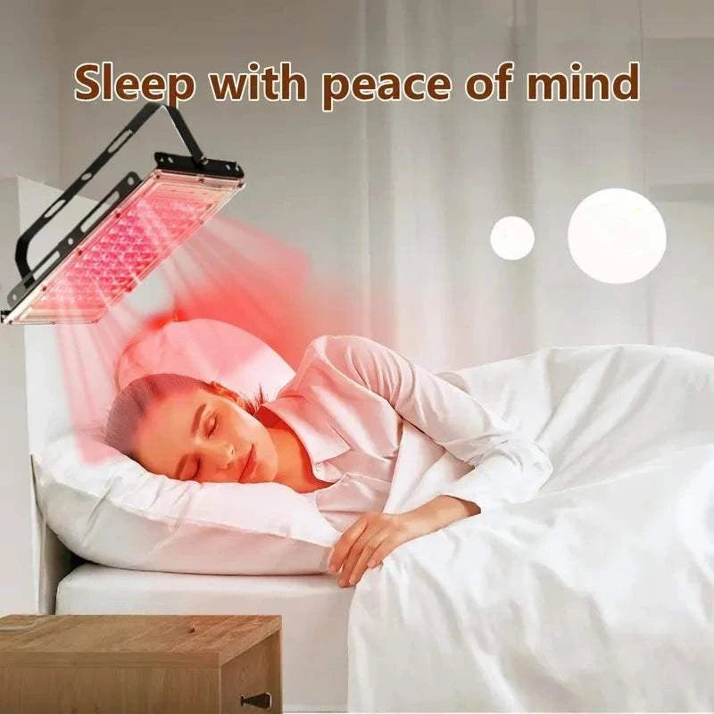 96 LEDs Red Light Therapy Panel Lamp for Facial Anti Aging Skin Care Beauty 660nm Infrared Light Skin Care Device Beauty Health