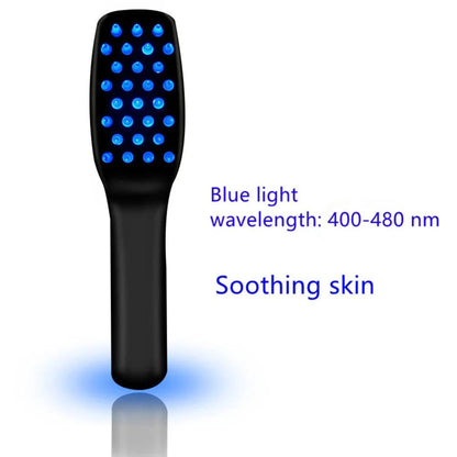 Electric Vibration Massage Comb Blue and Red Light Hair Growth Massage Hair Brush Anti Hair Loss Phototherapy Electric Combs