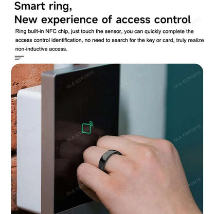 NFC Sport Smart Ring Waterproof Health Monitor Ceramic SmartRing Sleep Monitor Smart Control Photo AI FamilyRing for Ring