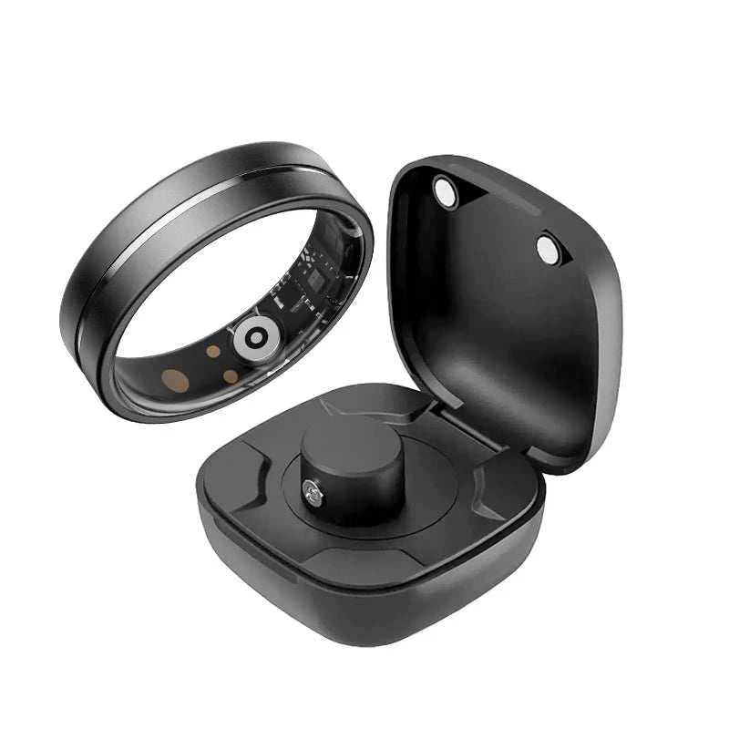 Health Monitor Smart Rings Sleep Sports Fitness Multiple Function Modes Tracking Heart Rate Blood Oxygen Ring 5ATM Waterproof