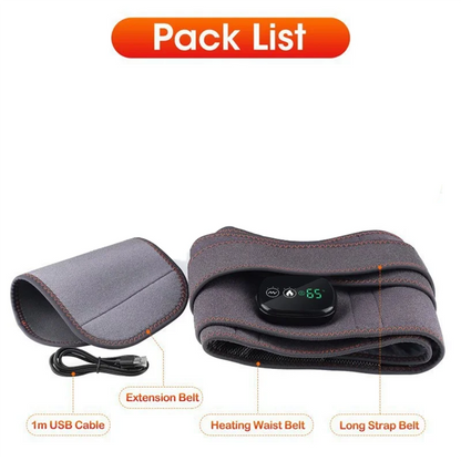Red Light For Body Infrared Therapy Heating Belt Thermal Massage Waist Massager For Enhanced Comfort-CLIM