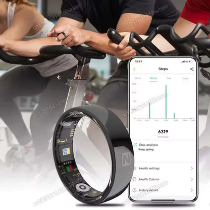 NFC Sport Smart Ring Waterproof Health Monitor Ceramic SmartRing Sleep Monitor Smart Control Photo AI FamilyRing for Ring