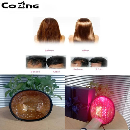 COZING Rechargeable LLLT Hair Growth Cap 650nm Red Light Therapy  Loss Scalp Health