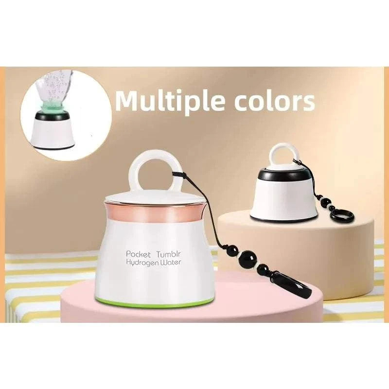 Portable 5000ppb high concentration SPE PEM hydrogen rich water generator suit shop bought water for ease when travelling