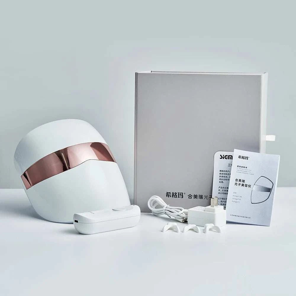 2026 LED Red Light Therapy A7-IR Face Mask Infrared Light Skin Collagen Wrinkles Removal