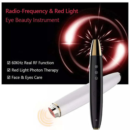 Radio Frequency For Eyes Massage Anti Wrinkles Pen RF Lifting Red Light Therapy Portable Facial Appliances For Beauty