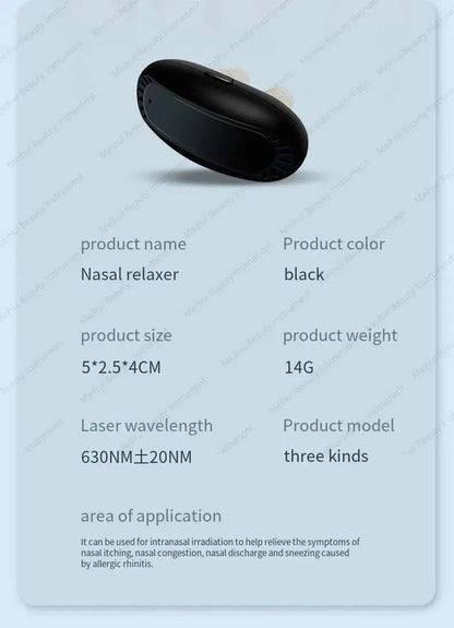 2025 Red Light Therapy · Relieve Nasal Congestion · Portable Design  Deep Cleaning