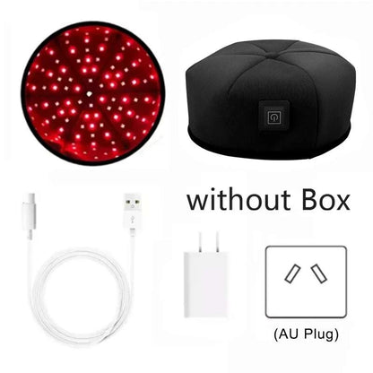Red Light Therapy Hat Near Infrared Device LED Treatment Helmet for Hair Growth Cap Prevant Loss Head Relaxation Relief Scalp
