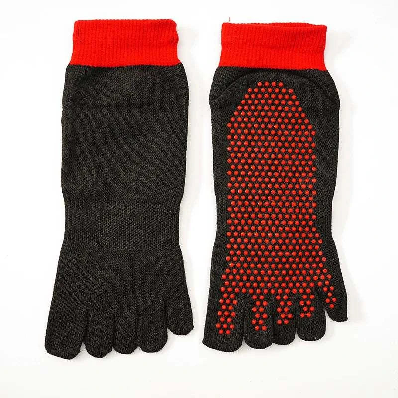 New Cut-resistant socks unisex Protection Hiking socks Outdoor Sports Anti-slip 5 toes middle tube socks mens