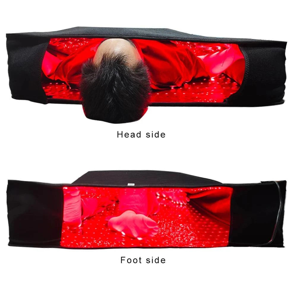 90x180x30cm Full Body Red Light Therapy Mattress for Home Red Light Infrared Light Sleeping Bag