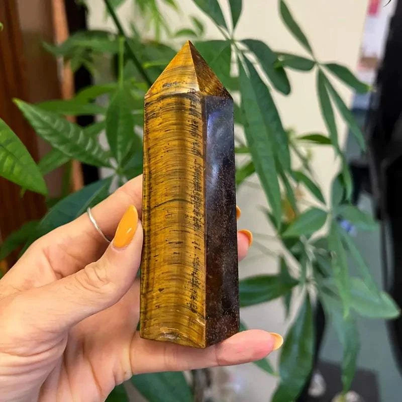 15cm Natural Amethyst Single Pointed Hexagonal Prism Crystal Wand Big Size Lapis Lazuili Tower Home Decoration Labradorite Craft