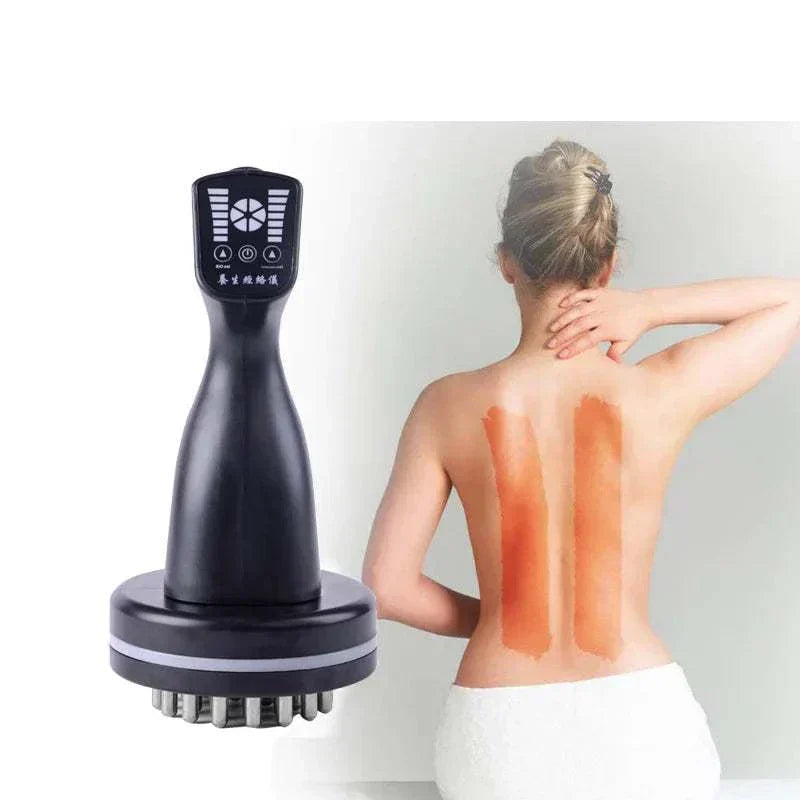 Microcurrent Meridian Scrape Infrared Body Detoxification Massage Comb for electric massager therapy.
