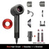 1.8m Leafless Hair Dryer with strong power, quick dry, travel-friendly design, and multiple nozzles.