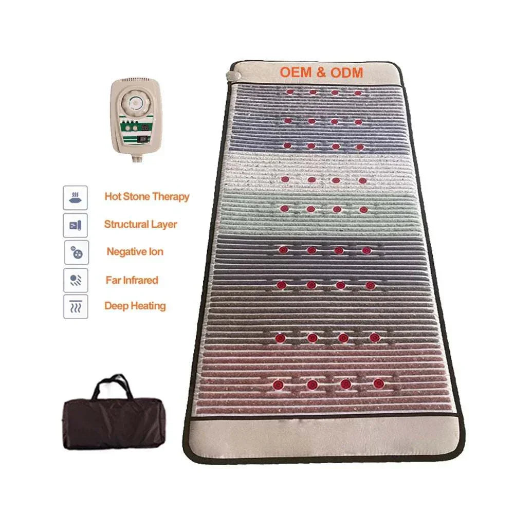 PEMF Mats with Amethyst, Jade, Tourmaline for Relaxation and Circulation