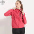 Sauna suit women hoodies with zipper, anti-friction, windproof, waterproof, gym active wear.