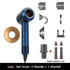 1.8m leafless hair dryer with 7 nozzles, strong power, quick dry, travel-friendly.