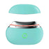 Portable Gua Sha Face Massager with EMS and Light Therapy in green.