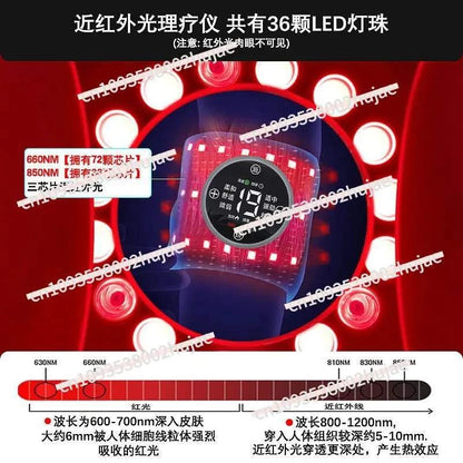 Infrared Light Wrist Therapy Device – Red Light Hand Pain Relief, Heating, Joint Therapy, Wrist Support, Pain Reducer