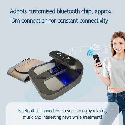 PEMF Terahertz Therapy Plus Red and blue light 2in1 P90 P100 Foot Spa Remote Control Wireless PEMF Massager Health Care