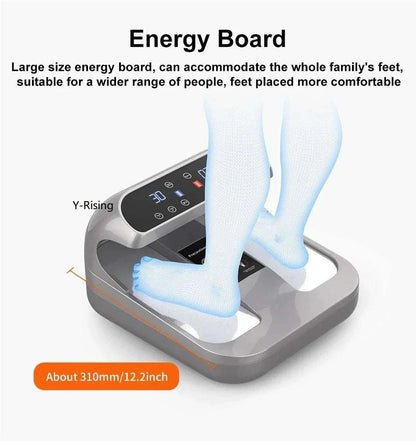 PEMF Terahertz Therapy Plus Red and blue light 2in1 P90 P100 Foot Spa Remote Control Wireless PEMF Massager Health Care