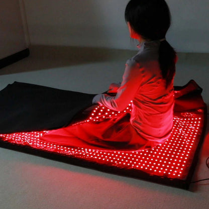 2025 Custom Full Body 660nm 850nm Red Light Therapy Infrared LED Pulsed Frequency Sleeping Bag US Plug Type Standing Type