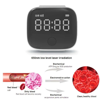 2026 Health care supplies 7 diodes 650nm led light  physical therapy equipments red light therapy smart watches