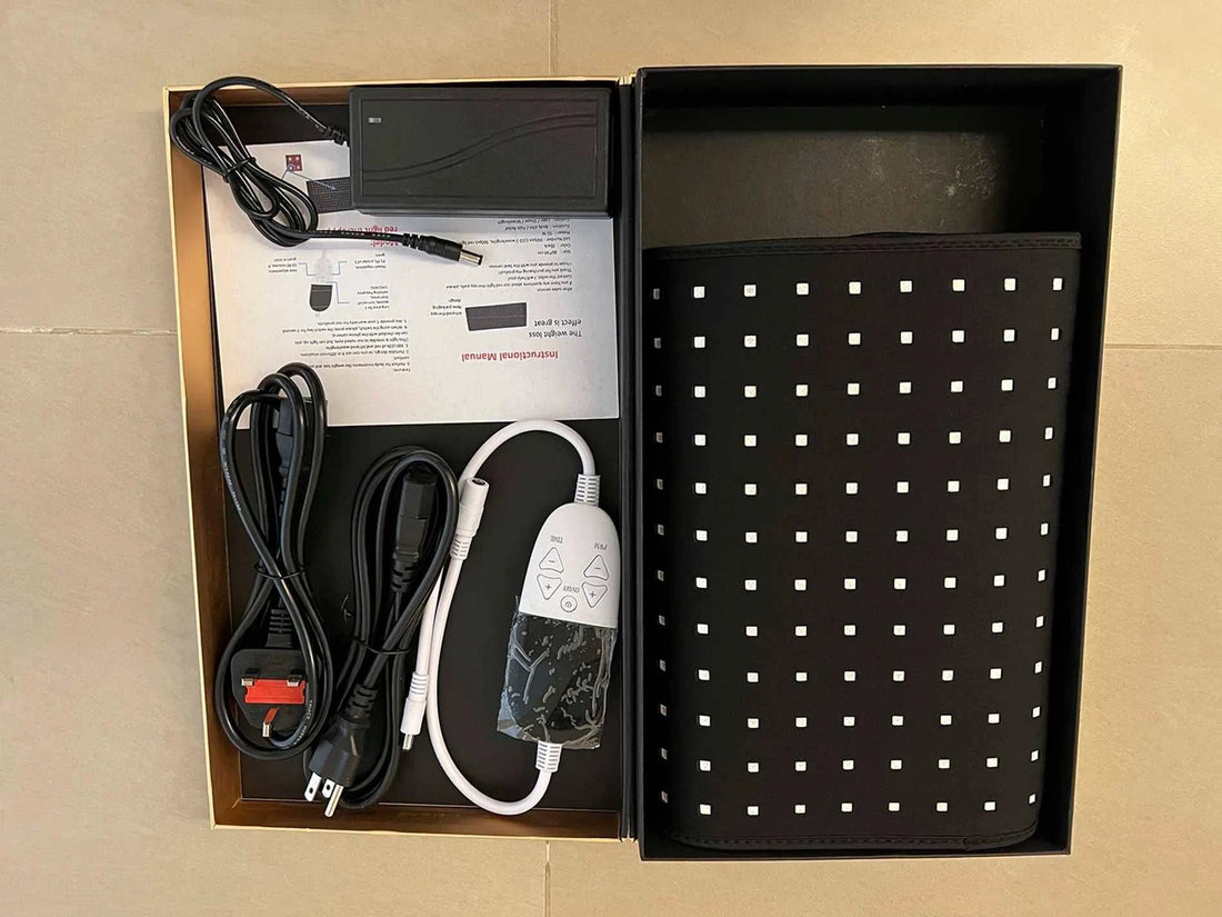 360pcs LED Red Light Therapy Area for Pain Relief 660nm 850nm Red Infrared Light Pad for Waist, Back, Abdomen, Knees, Wrists Mus