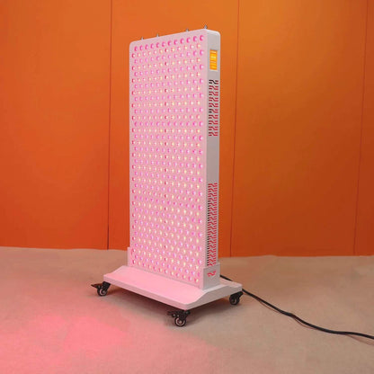 2026 APP Control 5w Dual Chips RLPRO600 8 wavelength Touch Screen Half Body Red Light Therapy Panel Light For Pain Relief