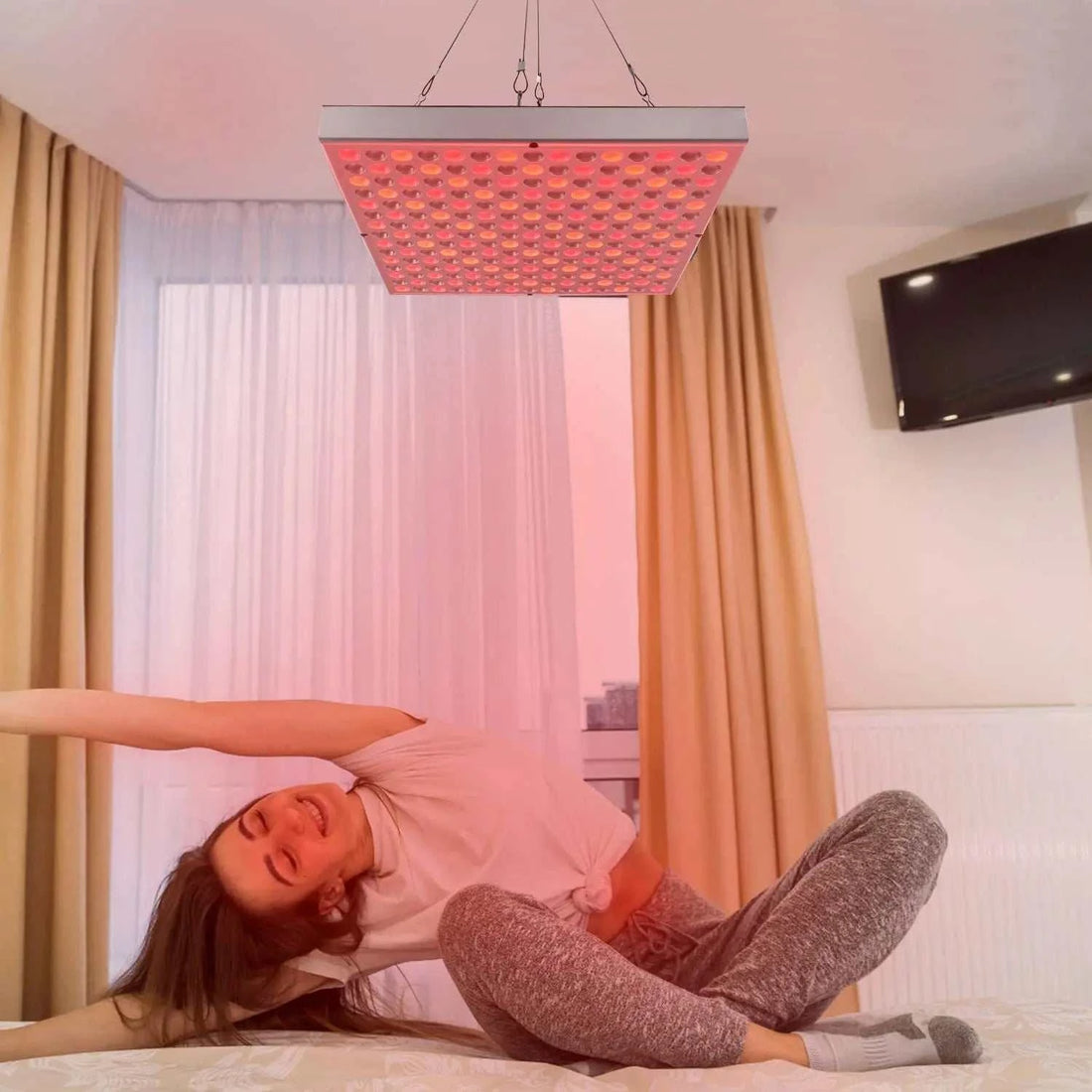 45W Red Light Therapy Device 225pcs 660nm 850nm Red Lights for Home Use Beauty Care And Body Pain Relief