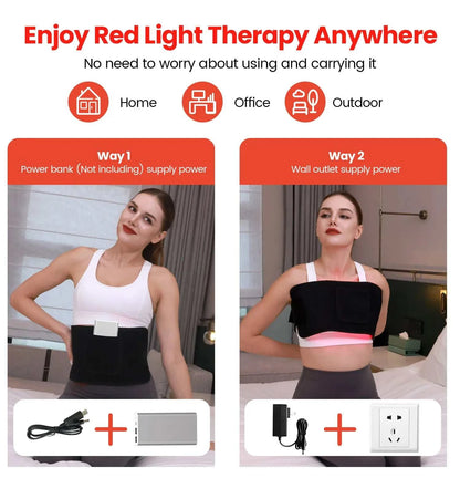 2026 Ideatherapy Infrared Light Therapy Skincare Belt Mat Blanket Sleeping Bag Red Light Therapy 660nm 850nm=1:2 for Home Using