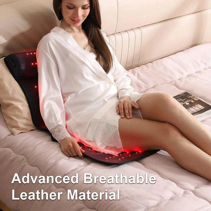 Red Light Therapy Massage Mat with 3D Neck Support &amp; Far Infrared Heat – Professional Pain Relief for Home &amp; Spa Use Relax