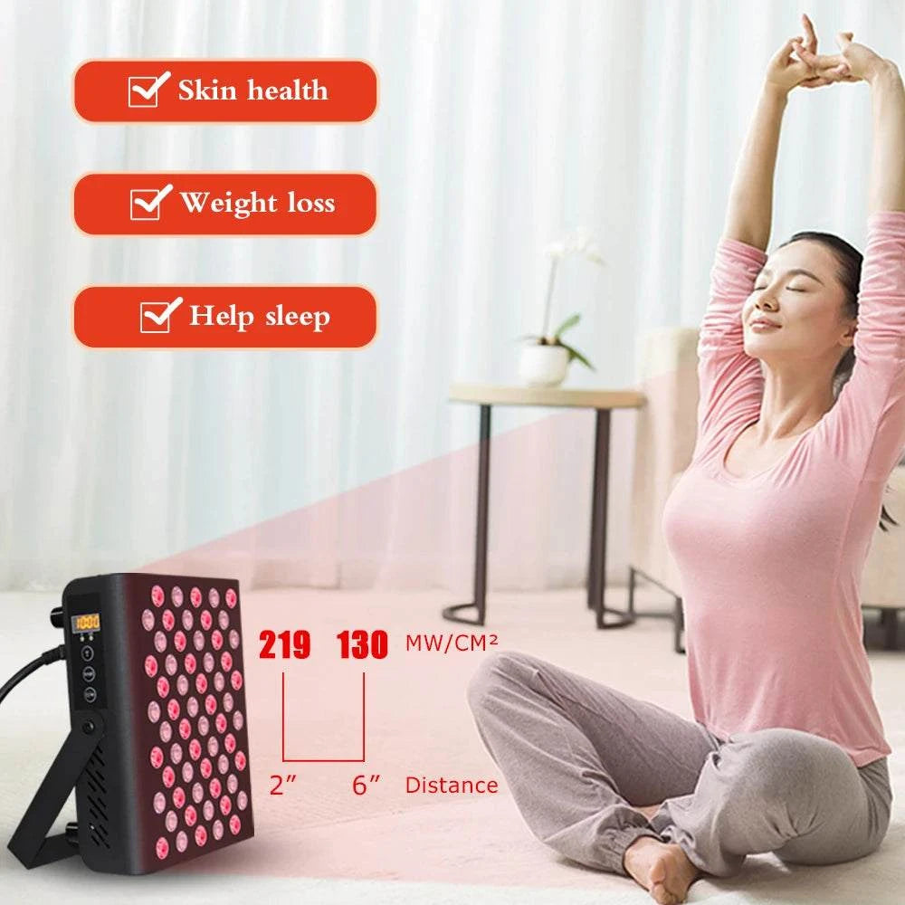 2026 IDEATHERAPY Red Light Bulbs 660nm 850nm Infrared Light Led Therapy Red Light Therapy Panel For Body