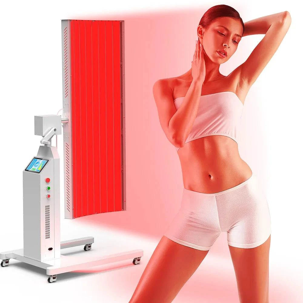 2025 Large Red Light Therapy Panel 1500W Infrared  LED Device MultiMode Remote APP Control Deep Penetration for Full Body Spa