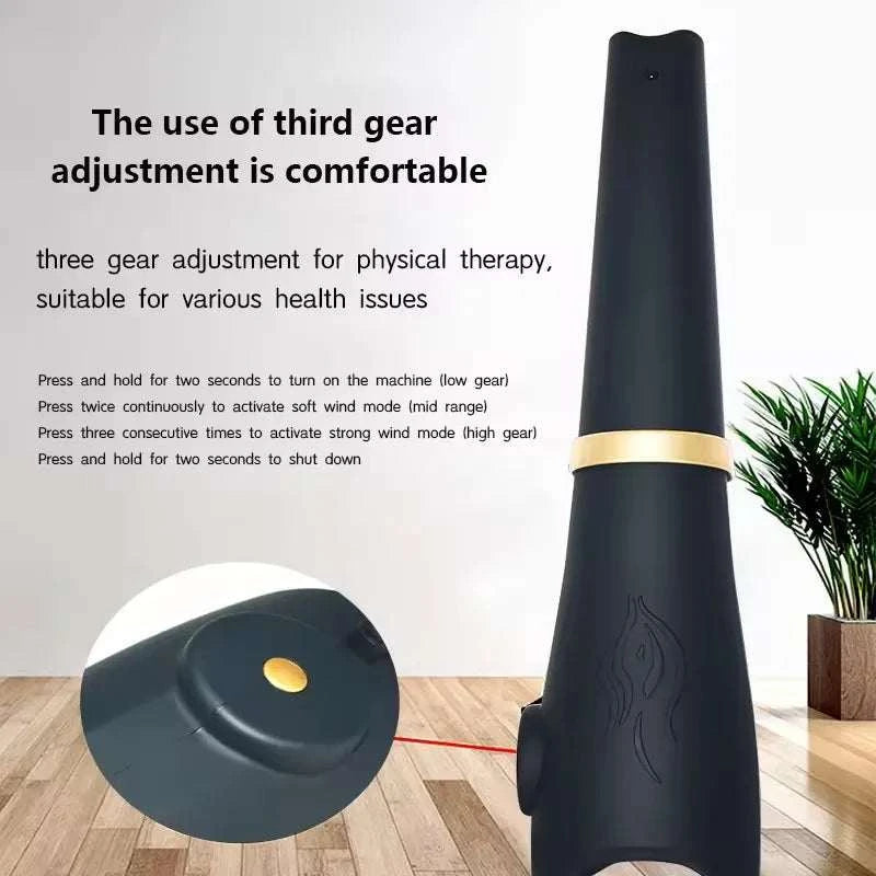 1500W High Power Terahertz Device Portable Electric Heating Therapy Iteracare Pain Relief Terahertz Wand Physiotherapy Machine