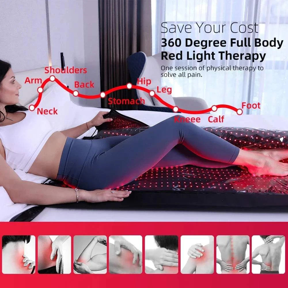 2026 Redfy Infrared Led Light Photon Therapy Blanket Pain Relief For Home Use