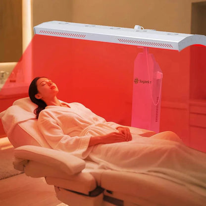 2025 Large Red Light Therapy Panel 1500W Infrared  LED Device MultiMode Remote APP Control Deep Penetration for Full Body Spa