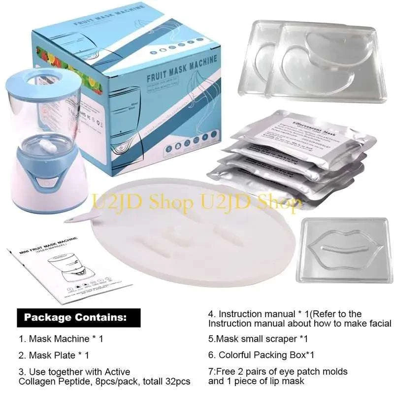2026 1 Set Face Maker Machine for Facial Mask DIY Natural Fruit Vegetable Masks SPA Skin Care Tool Beauty Salon