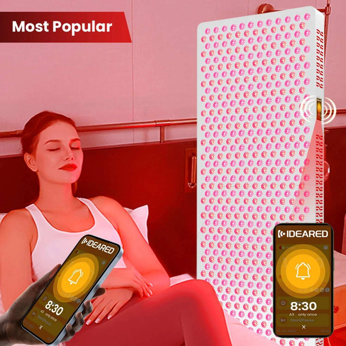 2026 IDEATHERAPY RLPRO1200 480/590/630/660/670/810/830/850/1060nm Use For Body Relief Pain Red Light Therapy Panel