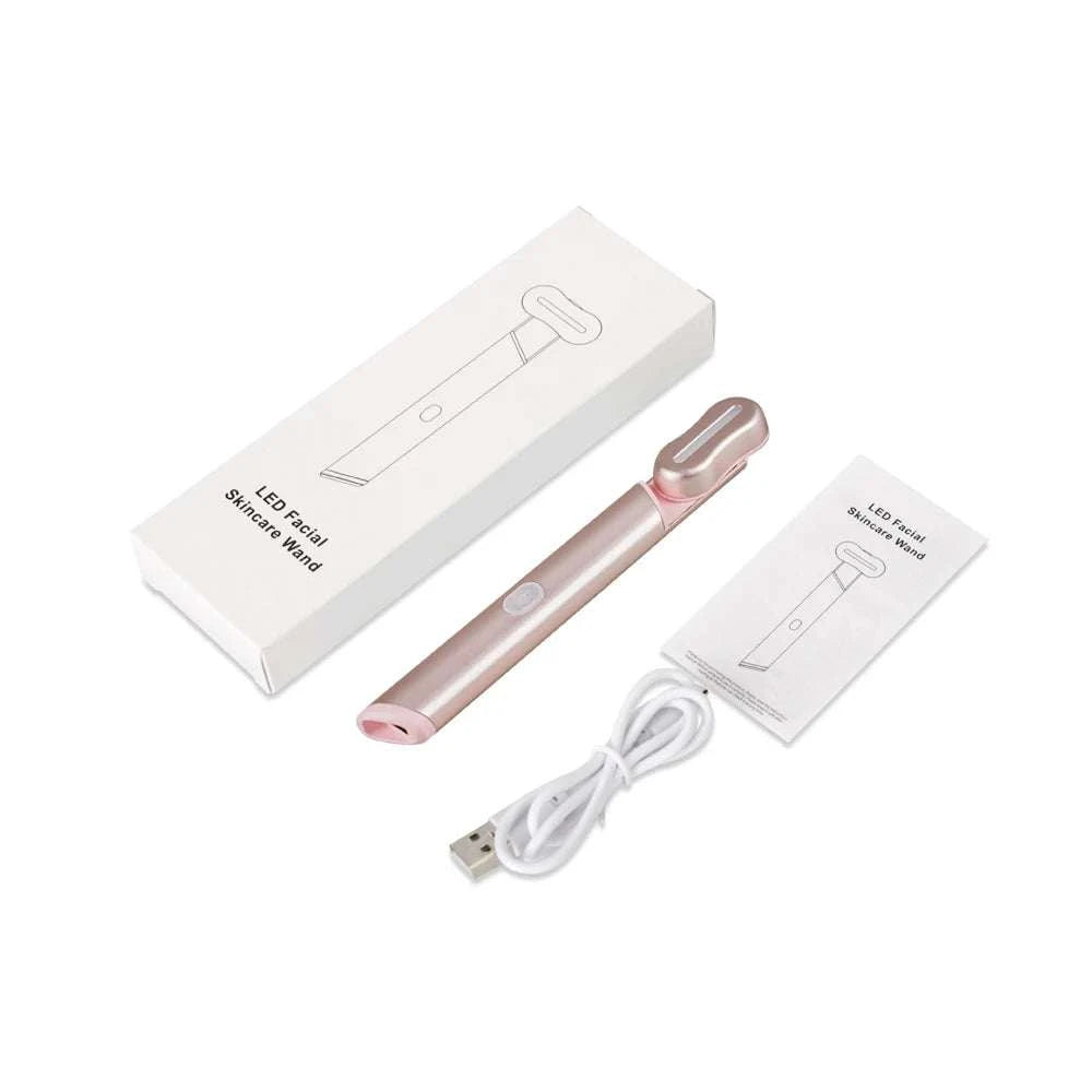 Eye Massager EMS Microcurrent Face Lifting Device Red Light Facial Wand Eye Neck Massager Skin Tightening Anti Wrinkle Skin Care