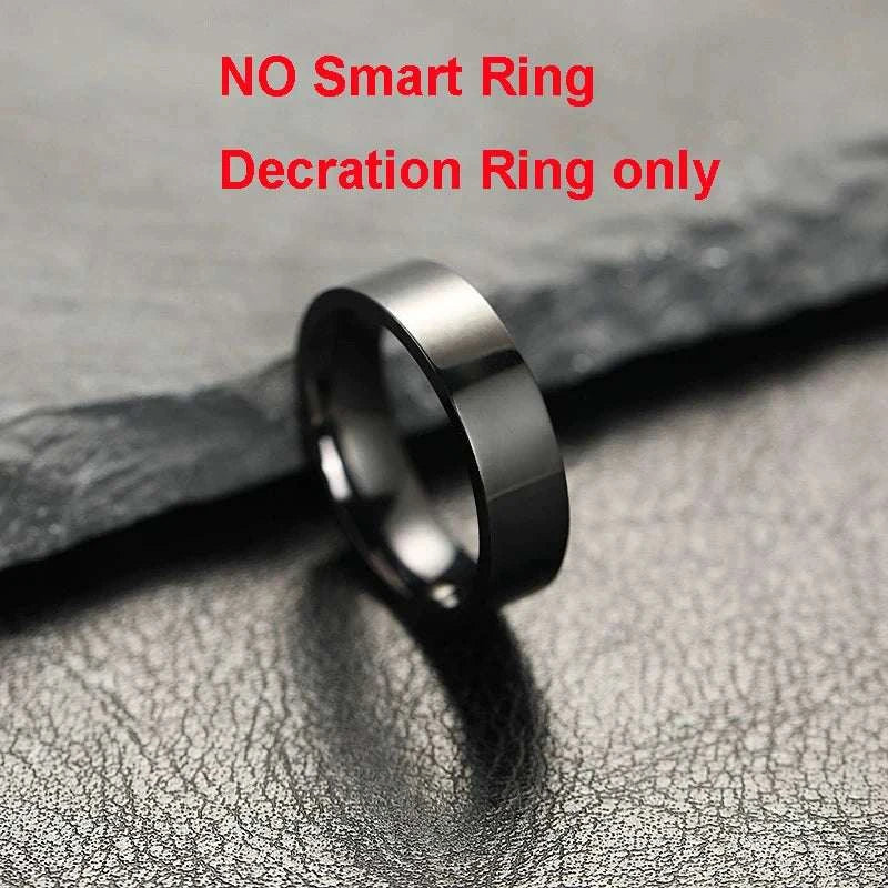 Smart Ring LED Display Screen Heart Rate Blood Oxygen Monitor Smartring Men Women Waterproof Multiple Sports Modes Ring 2025 New